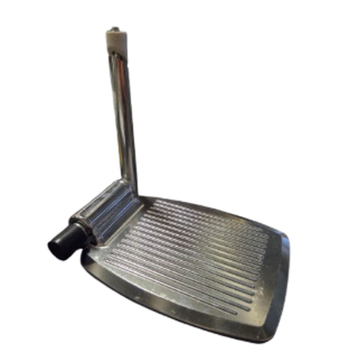 GLOMED - Reposapiés Cromado Derecho Silla De Ruedas 14 X 17 Cm