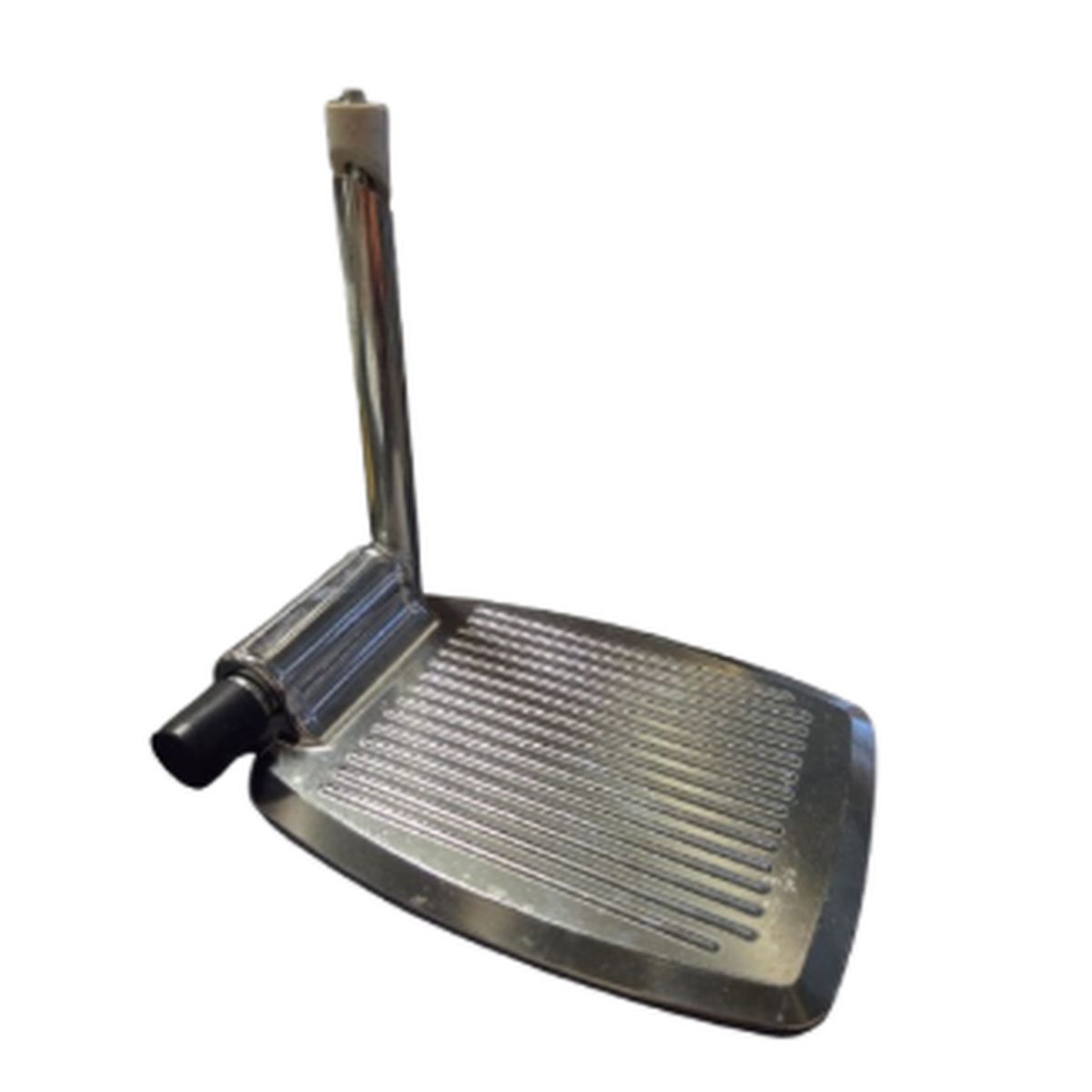 GLOMED - Reposapiés Cromado Derecho Silla De Ruedas 14 X 17 Cm