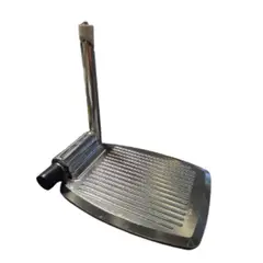 GLOMED - Reposapiés Cromado Derecho Silla De Ruedas 14 X 17 Cm