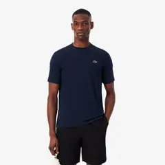 LACOSTE - Polera TH7618 Hombre Negro