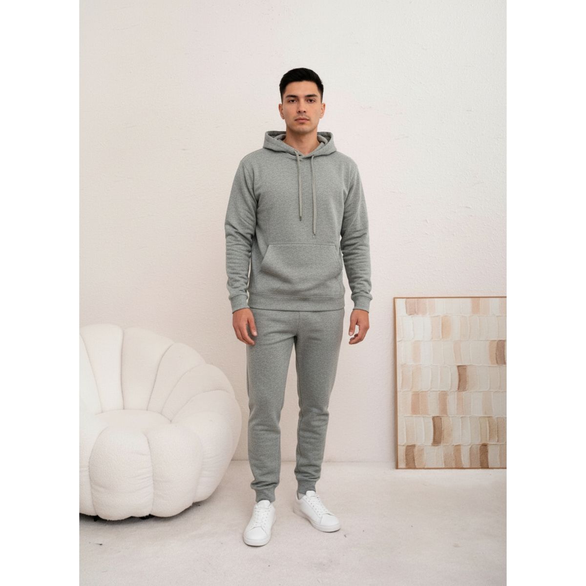 LIKE SHOP - Conjunto Deportivo Buzo Jogger y Polerón Hombre Frizado A1718