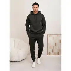 LIKE SHOP - Conjunto Deportivo Buzo Jogger y Polerón Hombre Frizado A1718