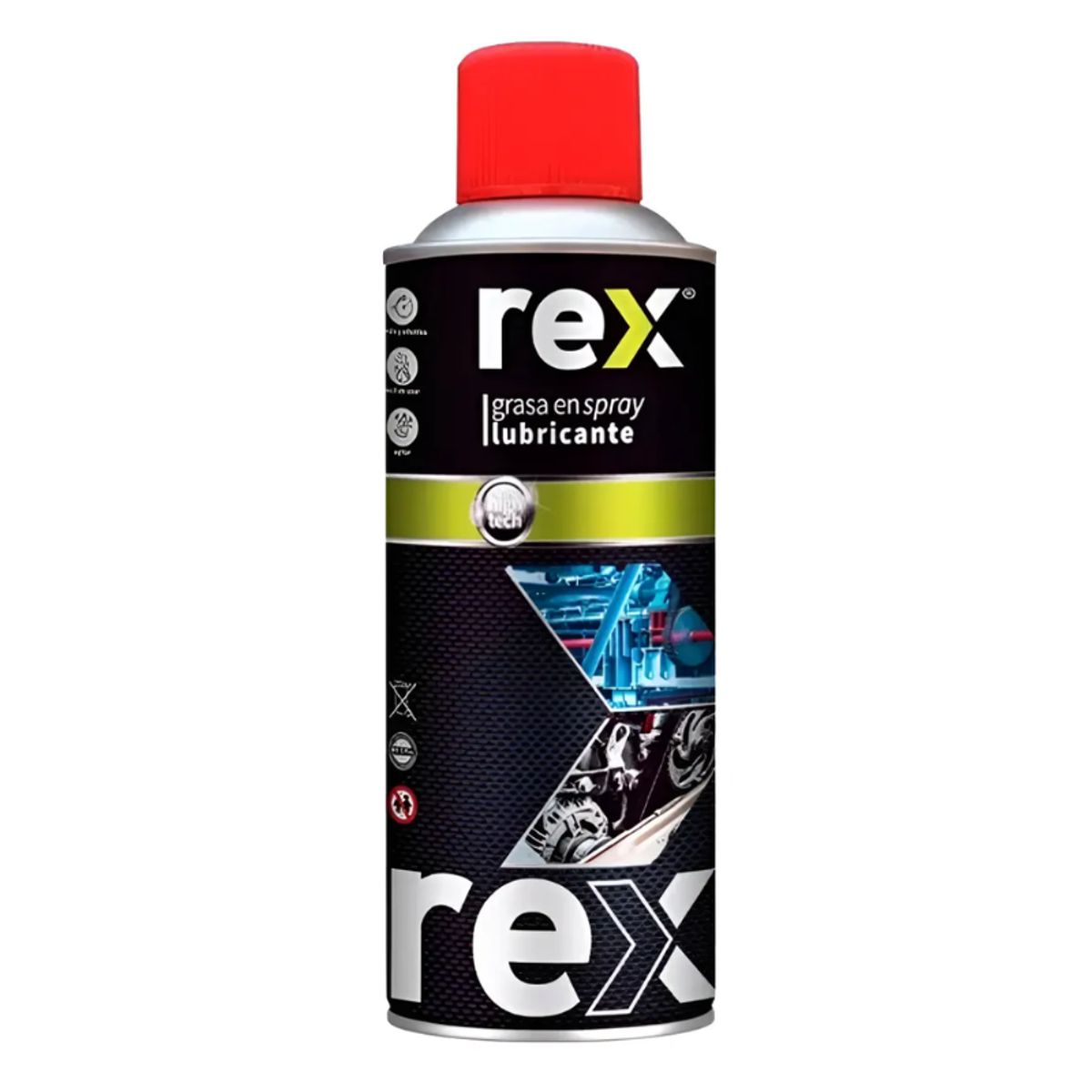 REX - Grasa en Spray Lubricante Multipropósito Rex 450ml