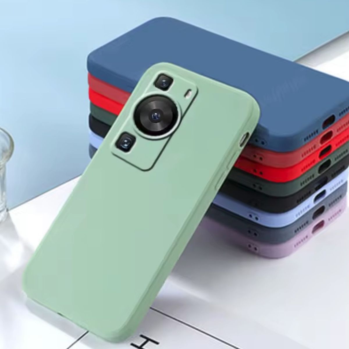 GENERICO - Carcasa Protector Funda Para Huawei P60 Pro Mate Color Negro Calidad