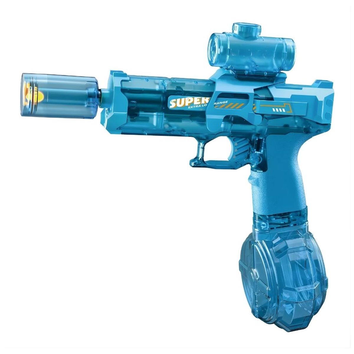 NOVYSTOR - Pistola de Agua Inalámbrica Recargable con Batería y luz