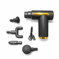 GENERICO - Masajeador Muscular Fascial Portatil Gun 6 Velocidades