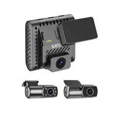 SJCAM - Set Triple Cámara Para Vehículo Frontal 4K STARVIS 2 Trasera Interior 1080P M60S-3CH