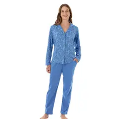 BECKIL - COD 1784 PIJAMA ALGODÓN ABIERTO, ESTAMPADO CHAQUETA