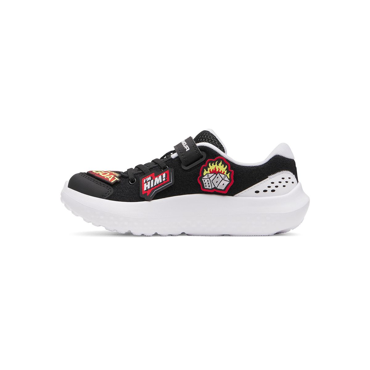 UNDER ARMOUR - Zapatilla UA Surge 4 Ac Patches Negro Niño UNDER ARMOUR