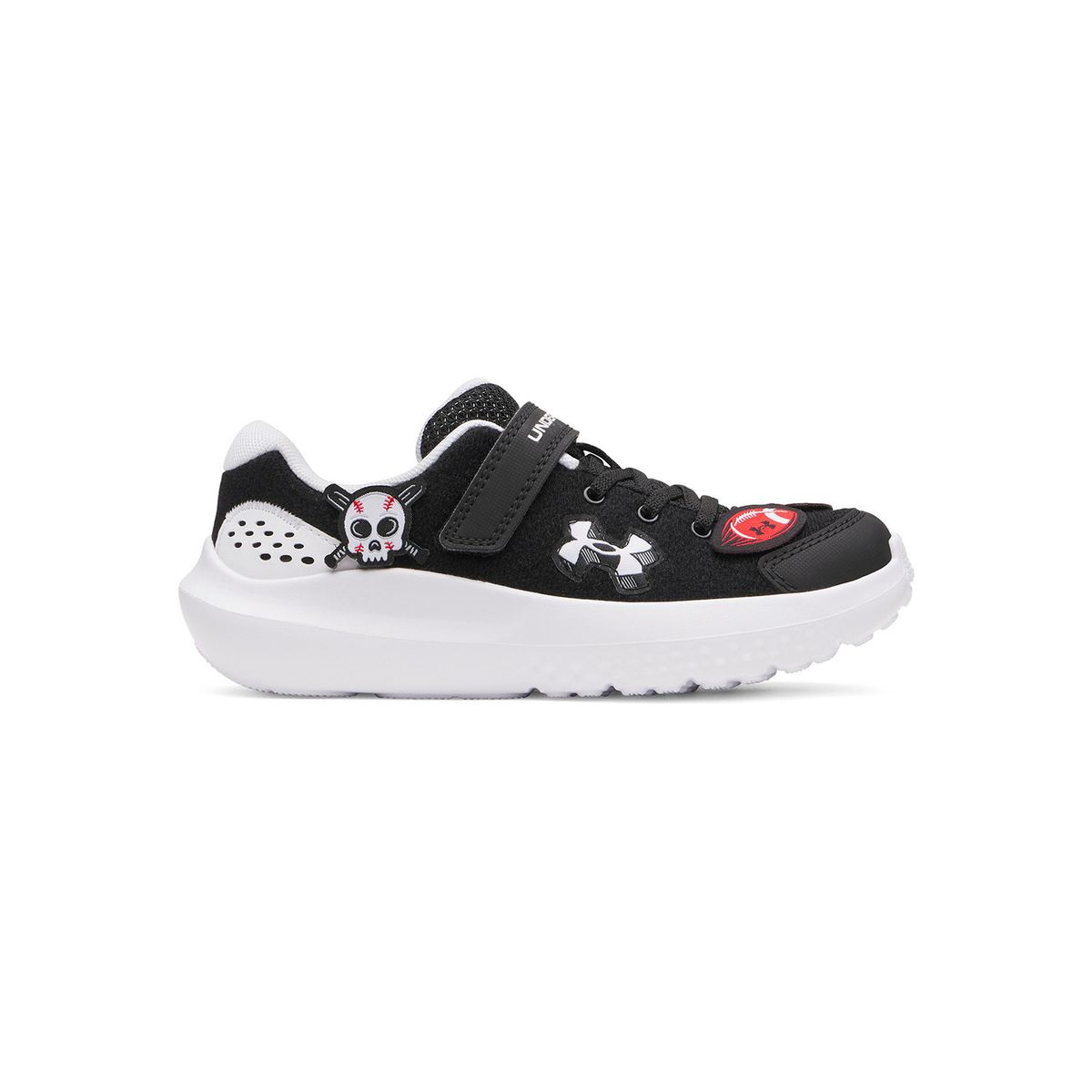 UNDER ARMOUR - Zapatilla UA Surge 4 Ac Patches Negro Niño UNDER ARMOUR