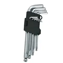 OEM - Set de Llaves Allen con Punta Redonda 9 Piezas