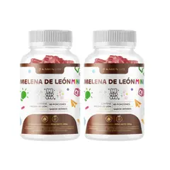 KARUNLIFE - Pack x2 Gomitas Melena de Leon Mini 120 Un Karun Life