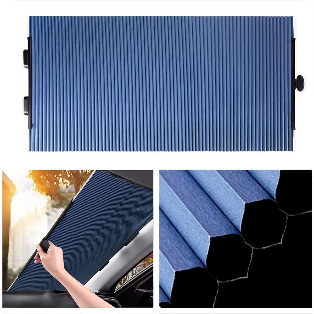 MOVI - Parasol Retráctil XL para Autos y Camionetas con Filtro UV  Protector Solar Parabrisas