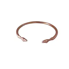 GENERICO - Pulsera De Cobre Con Cabezas De Serpientes Ajustable