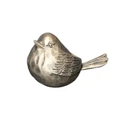 BROOKMAN - ADORNO PAJARO PAULA POLIRESINA DORADO 23,5 x 12,5 x 14 CM
