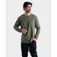 GNOMO - Polera Algodón Manga Larga Nandor Hombre