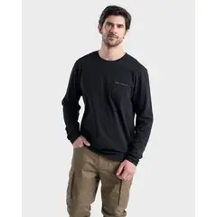 GNOMO - Polera Algodón Manga Larga Nandor Hombre