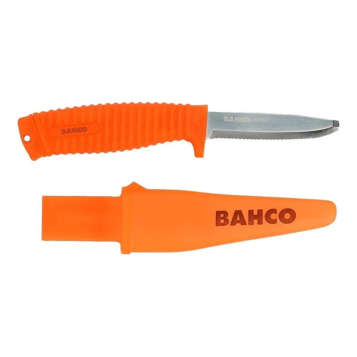 BAHCO - Cuchillo Multifunción Robusto Con Hoja De Acero Inoxidable