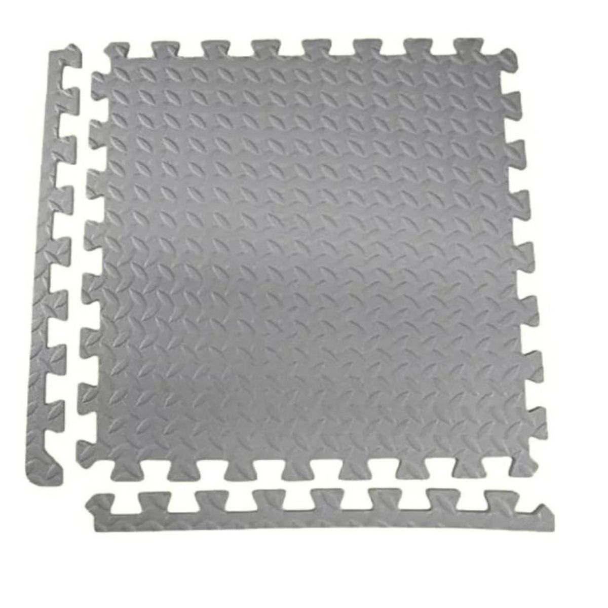 GENERICO - Pack X 4 Tatami Alfombra Encastrable 60x60x1.2cm Goma Eva GRIZ