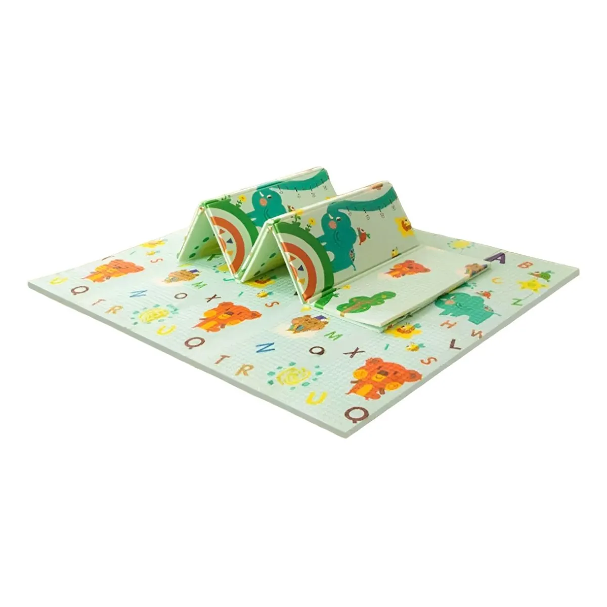 GENERICO - Alfombra Goma Eva Plegable Para Bebé  Con Bolso 180x200  Niña