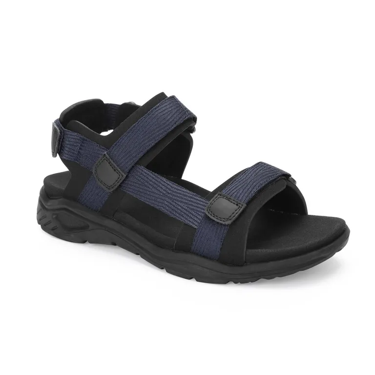 Sandalias Hombre Textil Safari Azul