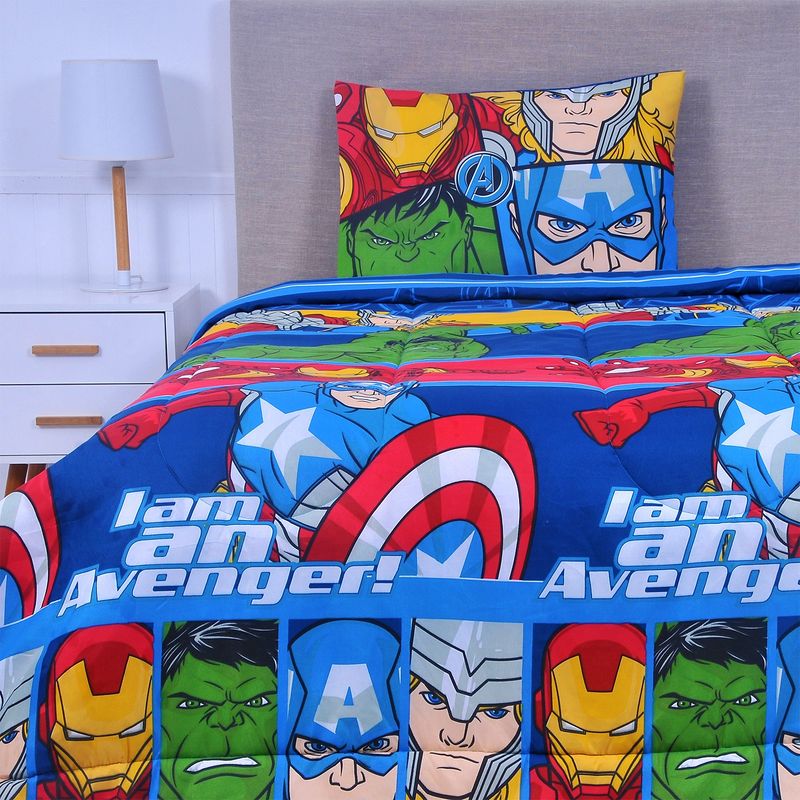 Marvel - Marvel Plumón 1.5 Plazas Avengers All
