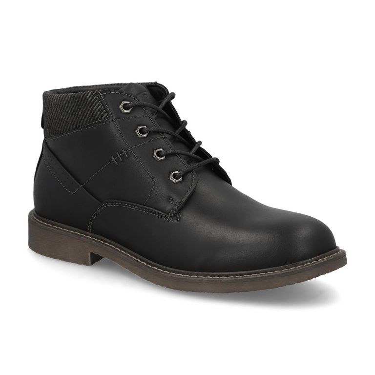 Botines Hombre Cuero Irvine-6-74 Negro