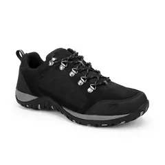 CARDINALE - Zapatillas Waterproof Hombre Cuero Cliffrocken-0-01 Negro