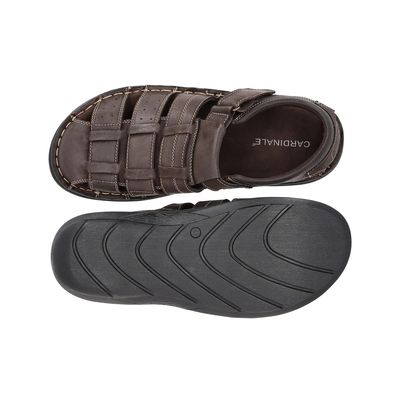 Imagen 2 del producto Sandalias Cerradas Hombre Cuero Cairu-9-80 Café