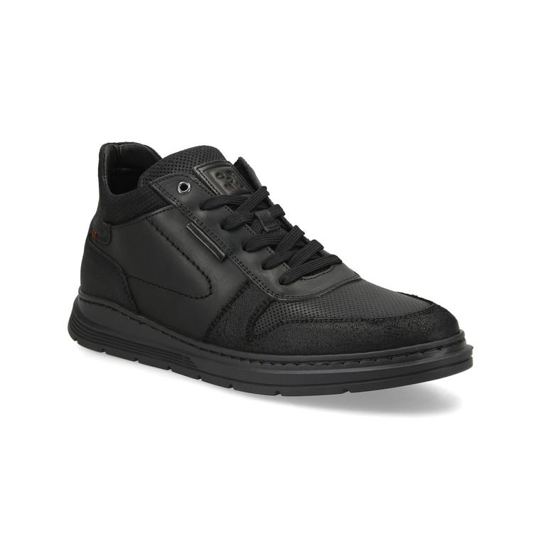 Zapatillas Urbanas Hombre Cuero Haarlem Negro