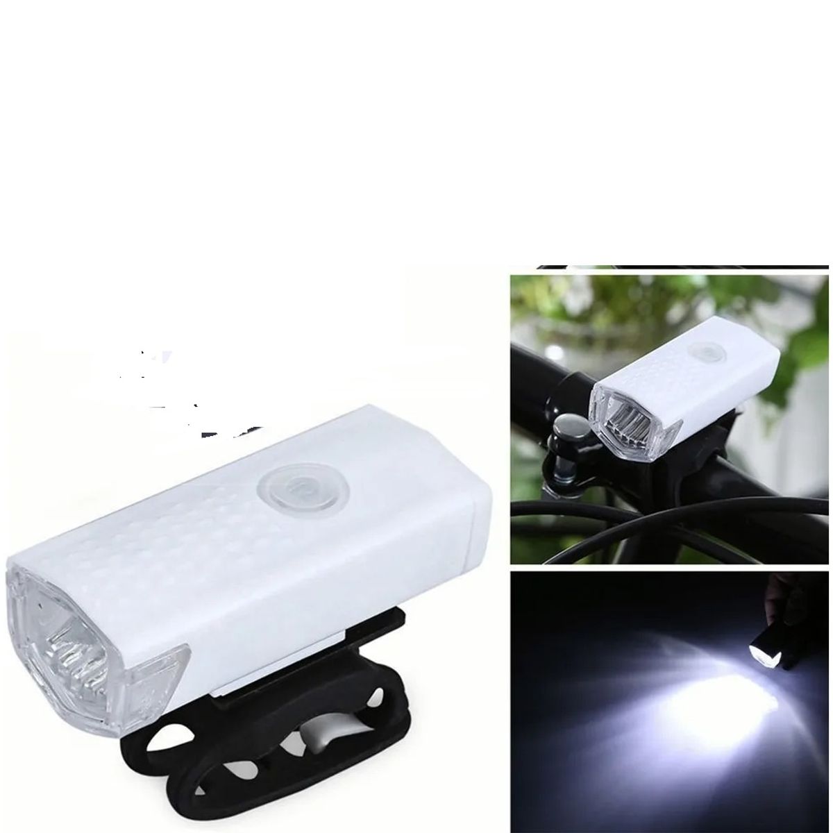 GENERICO - Luces delantera y trasera para bicicleta recargables.