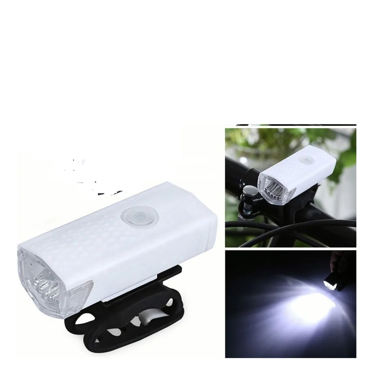 GENERICO - Luces delantera y trasera para bicicleta recargables.