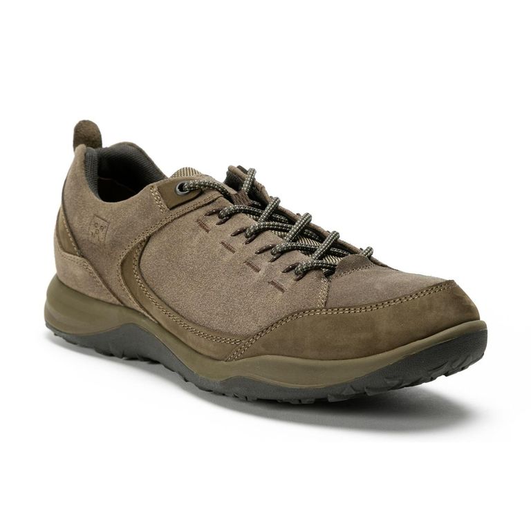 Zapatillas Urbanas Outdoor Hombre Cuero 24 Flex Café Raptor