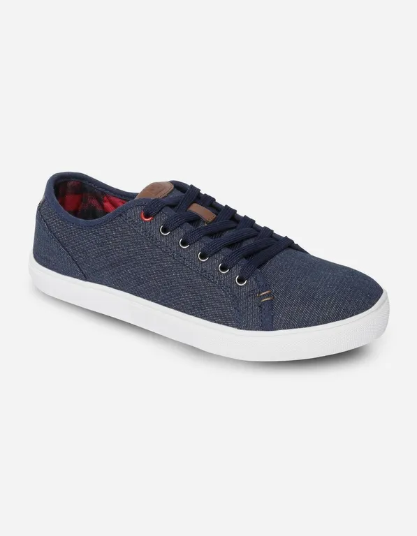 Zapatillas Urbanas Hombre Textil Panama Azul