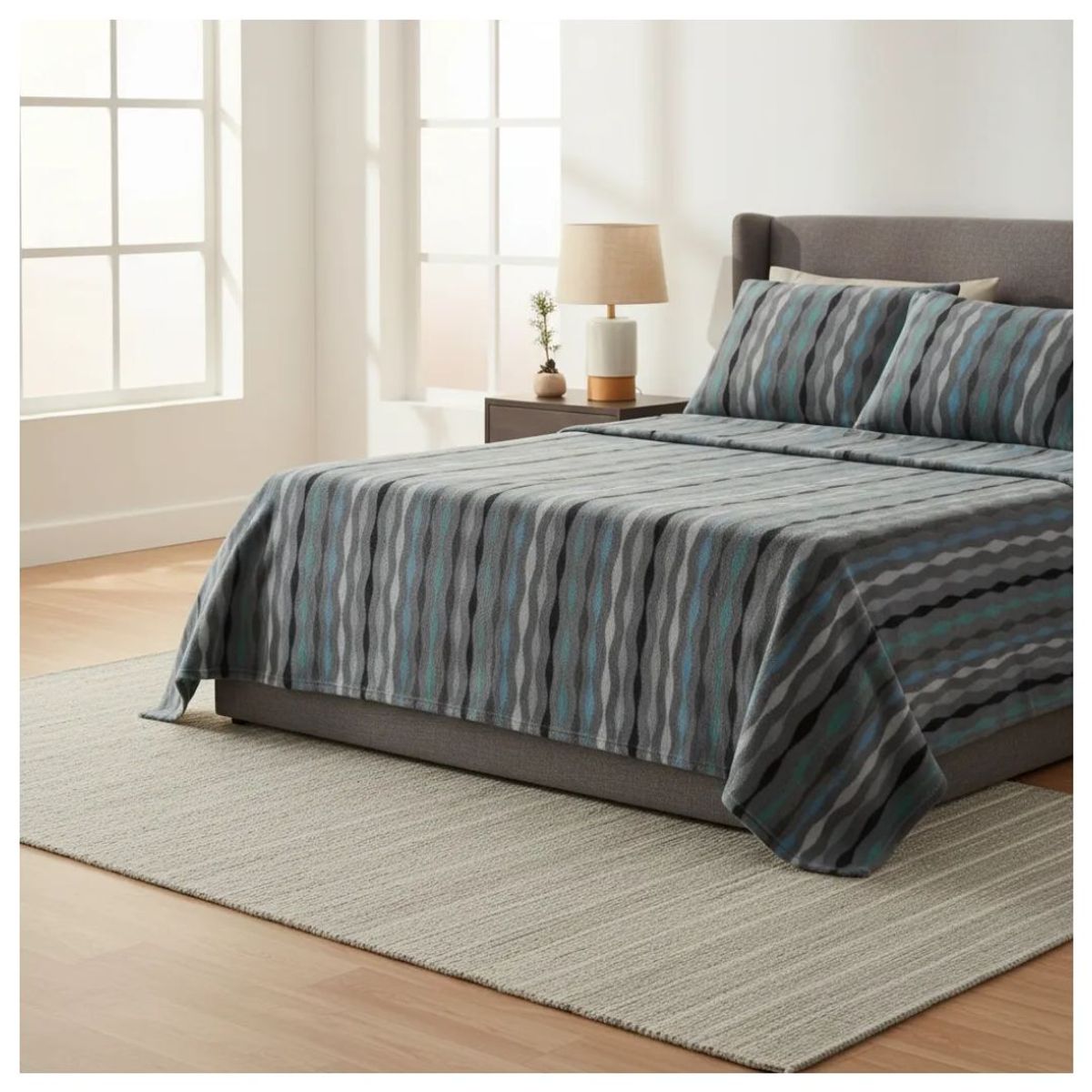 GENERICO - Juego de Sábanas Polar 2 Plazas - Discovery