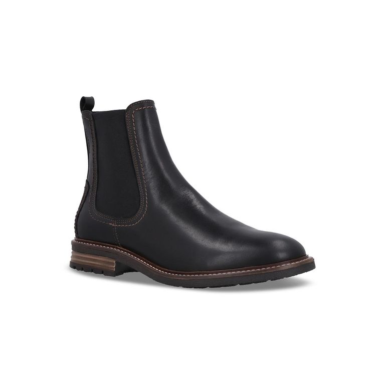 Botines Hombre Chelsea Cuero Haren-6-59 Negro