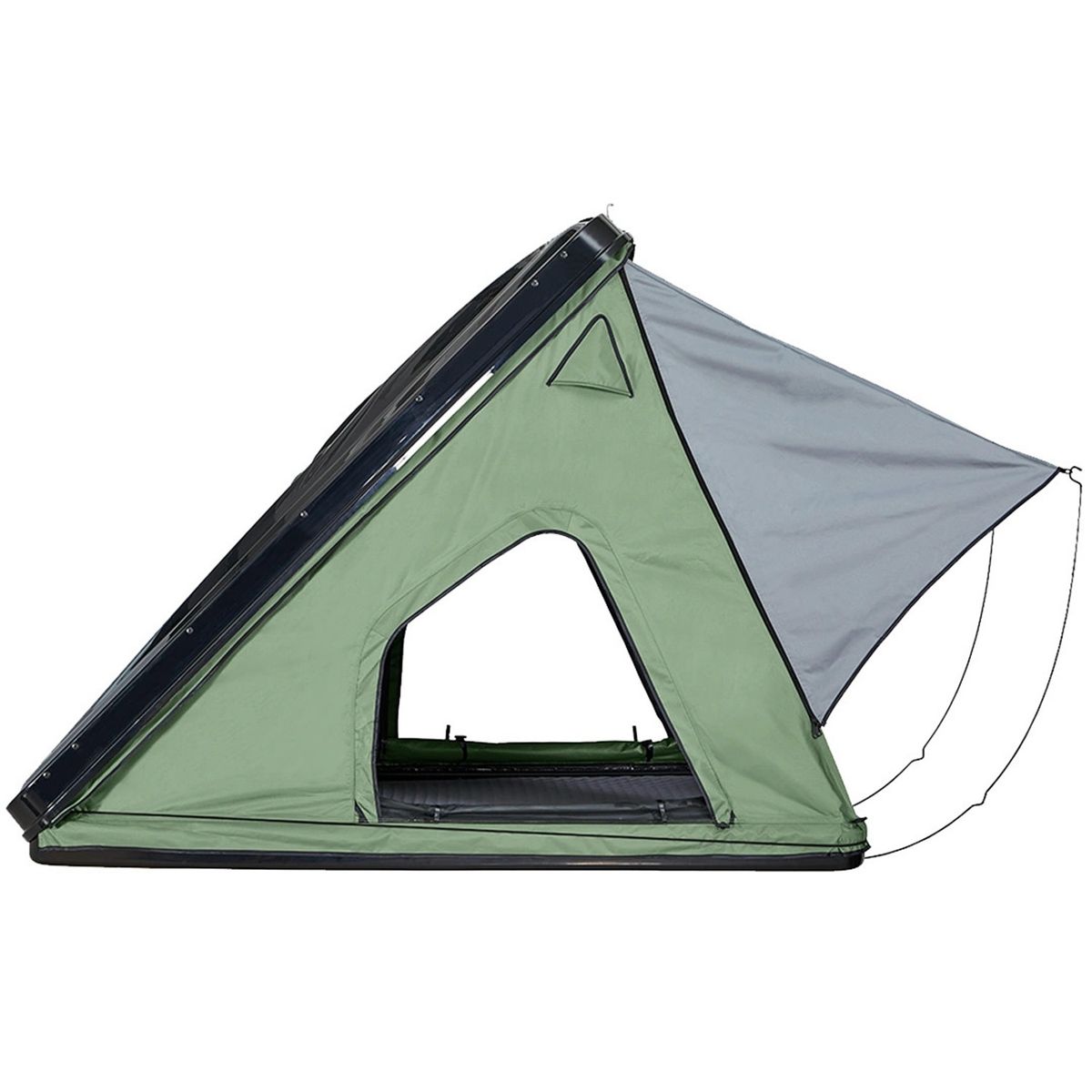 TERRA FORCE - Carpa de Techo Cochamó 2 personas Base Verde - Cubierta Gris