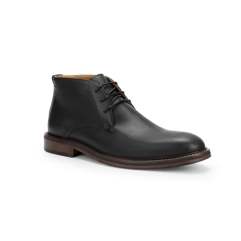 Botines Hombre Cuero Norbury-6-01 Negro