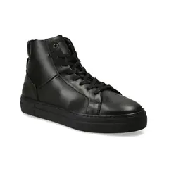 BULLBOXER - Zapatillas Caña Alta Hombre Cuero Glasgow-6-45 Negro
