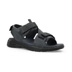 CARDINALE - SANDALIAS HOMBRE CUERO Y TEXTIL SAFARI-9-09 GRIS