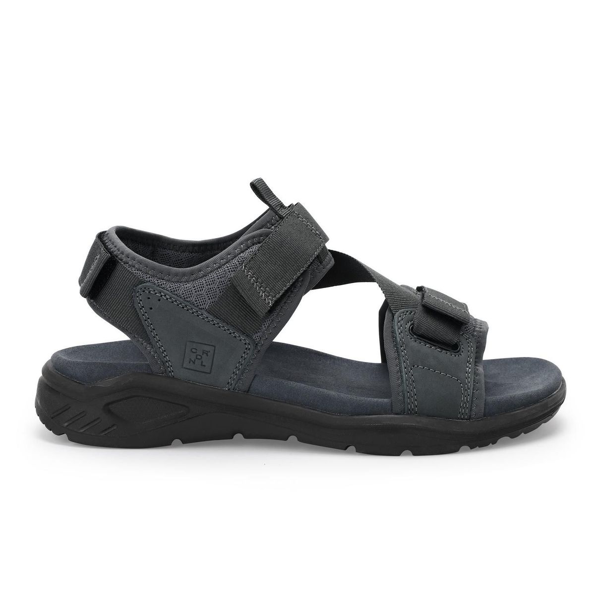 CARDINALE - Sandalias Hombre Cuero Safari-9-09 Gris