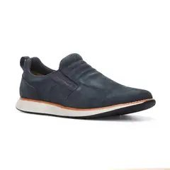 CARDINALE - Zapatillas Hombre Slip-On Cuero Reston-3-08 Azul