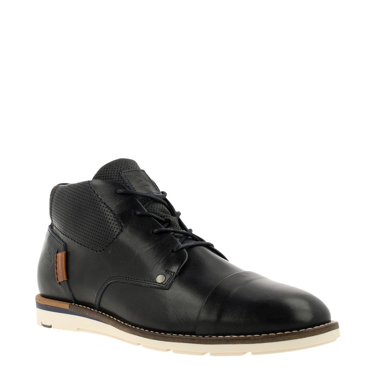 BULLBOXER - Botines Hombre Cuero Liddon-6-07 Azul Bullboxer