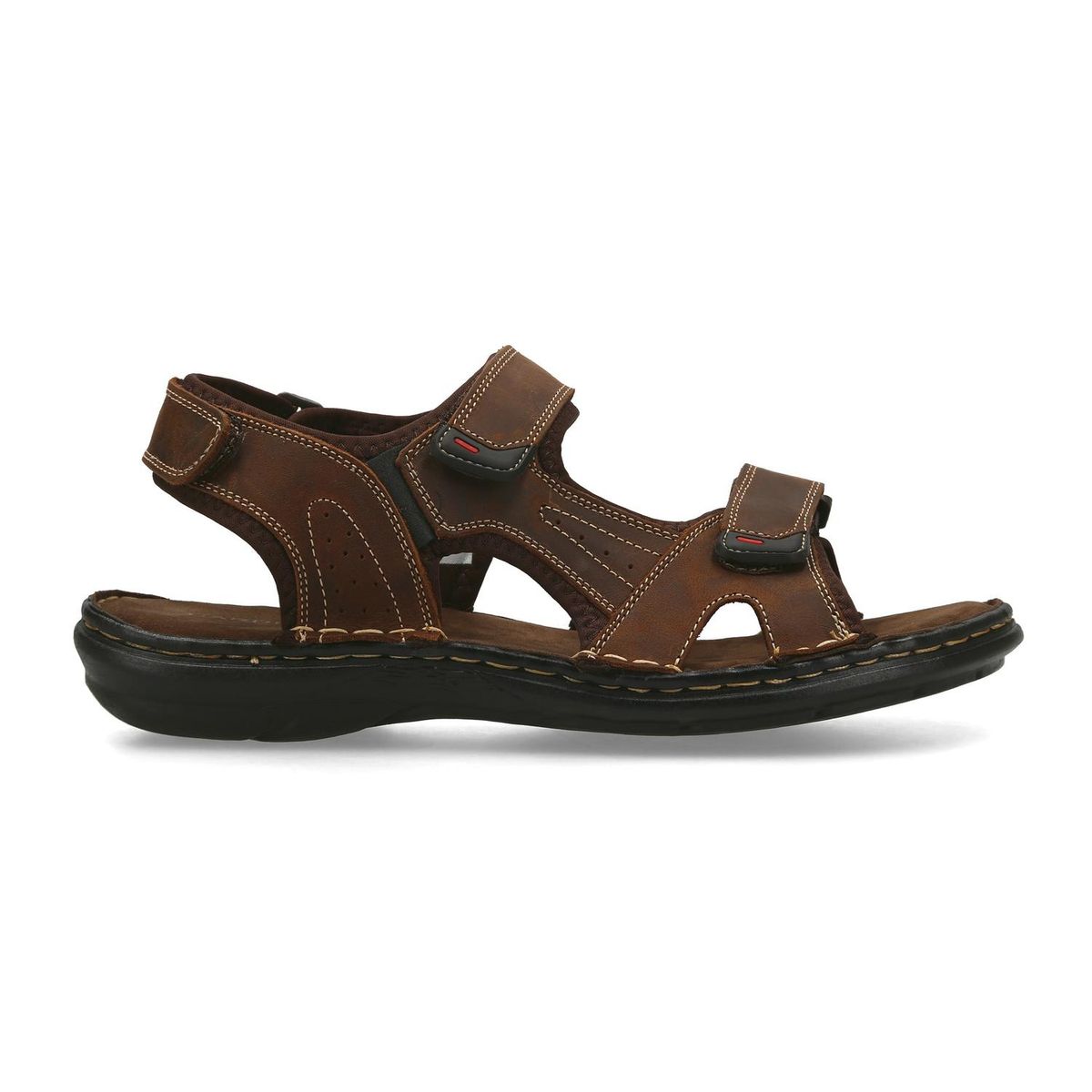 CARDINALE - Sandalias Hombre Cuero Cairu-9-13 Café Cardinale