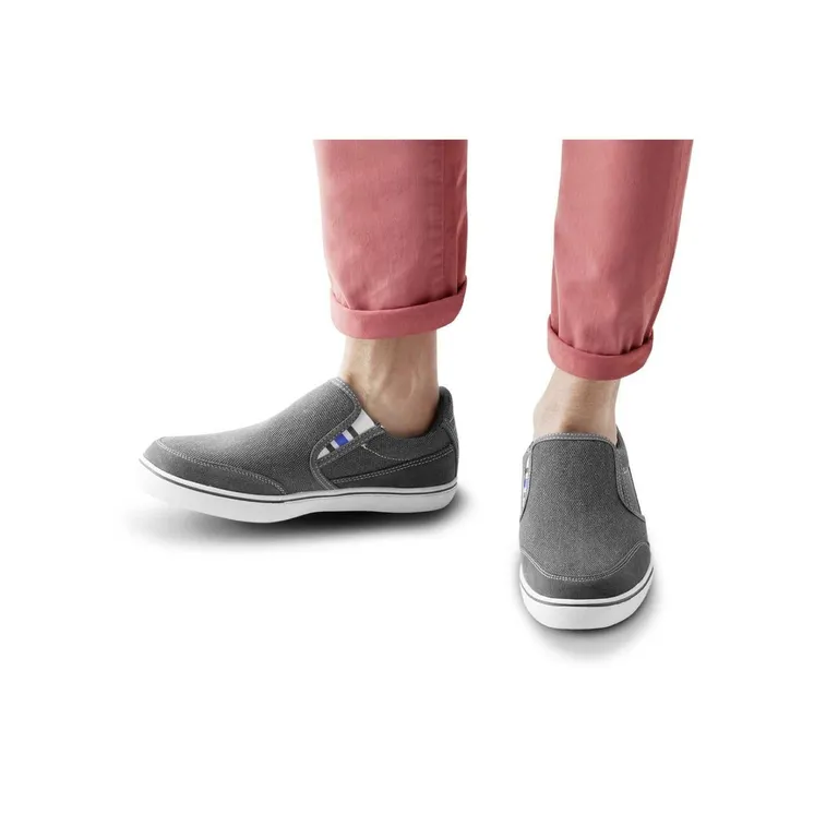 Zapatillas Urbanas Slip-On Hombre Textil Malibu Gris