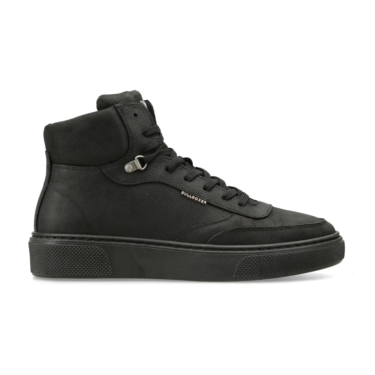 BULLBOXER - Zapatillas Caña Alta Hombre Cuero Northampton-6-12 Negro Bullboxer