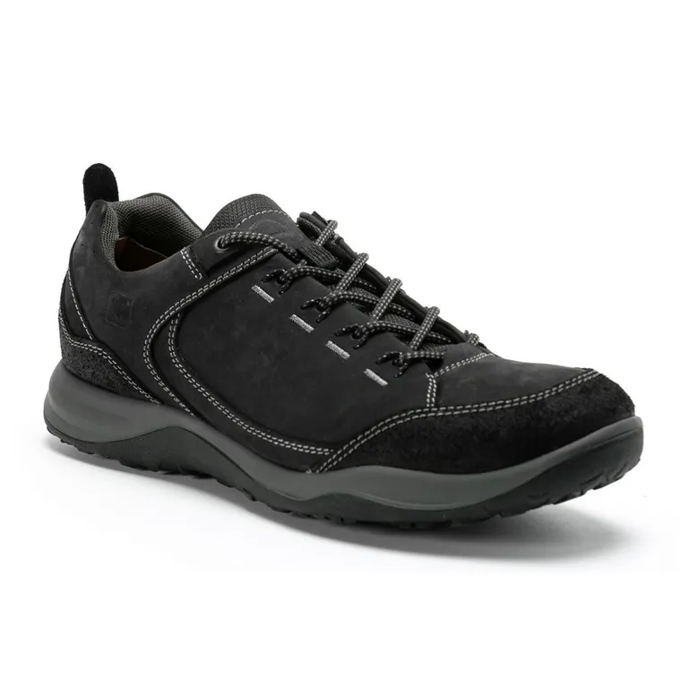 Zapatillas Urbanas Hombre Cuero Raptor Negro
