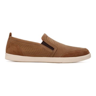 Imagen 2 del producto Zapatos Hombre Slip-On Cuero Grommet-3-13 Beige