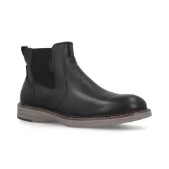 BULLBOXER - Botines Hombre Chelsea Cuero Largs-6-31 Negro