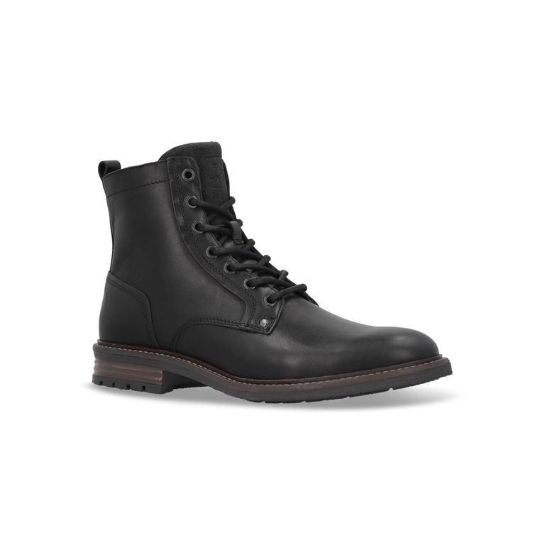 Botines Hombre Cuero Rick-6-03 Negro
